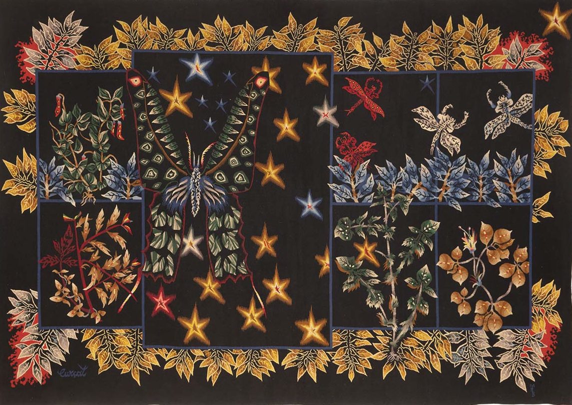 Tapisserie Papillons et Feuillage de Jean Lurçat