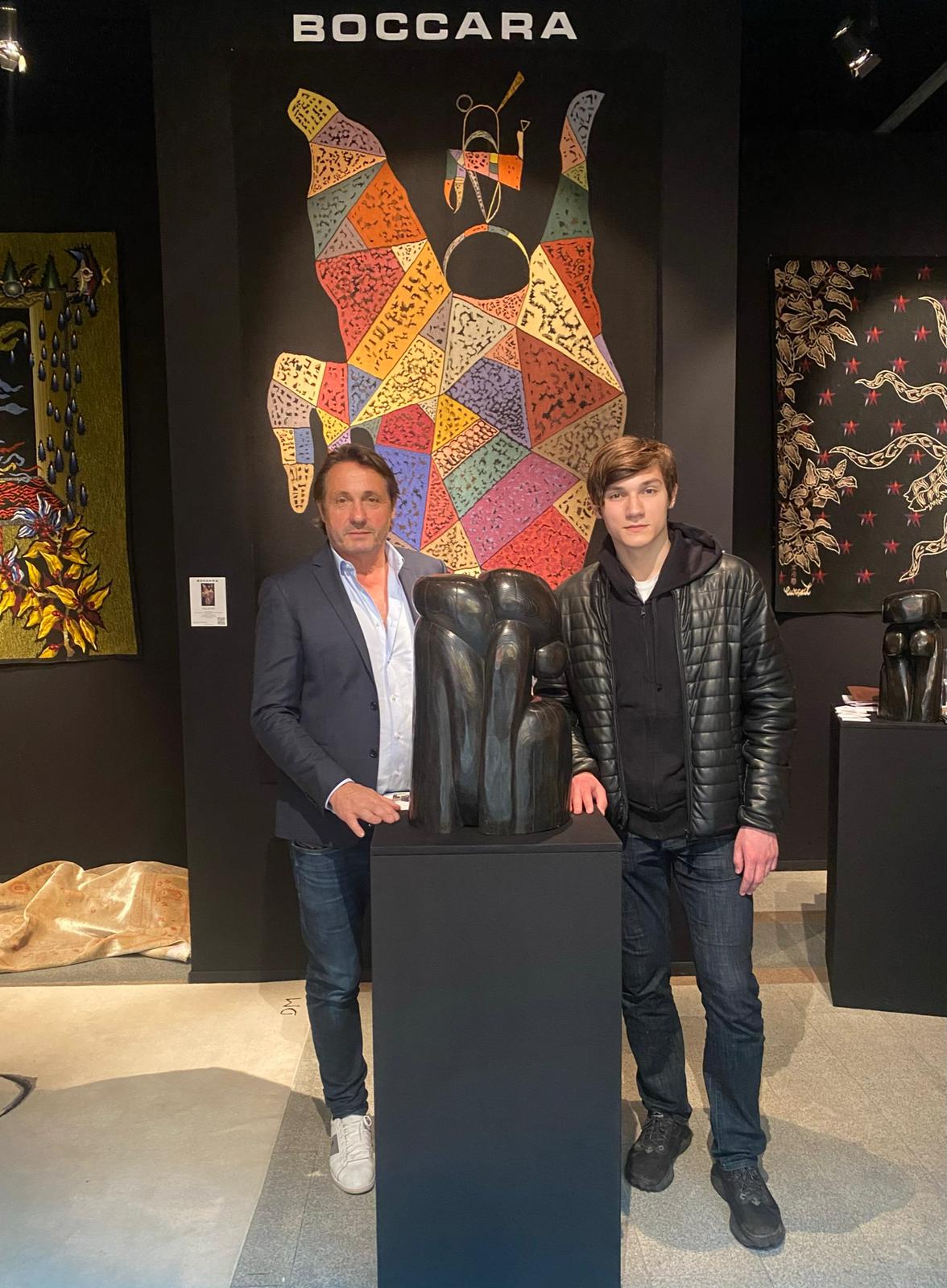Didier Marien and his son