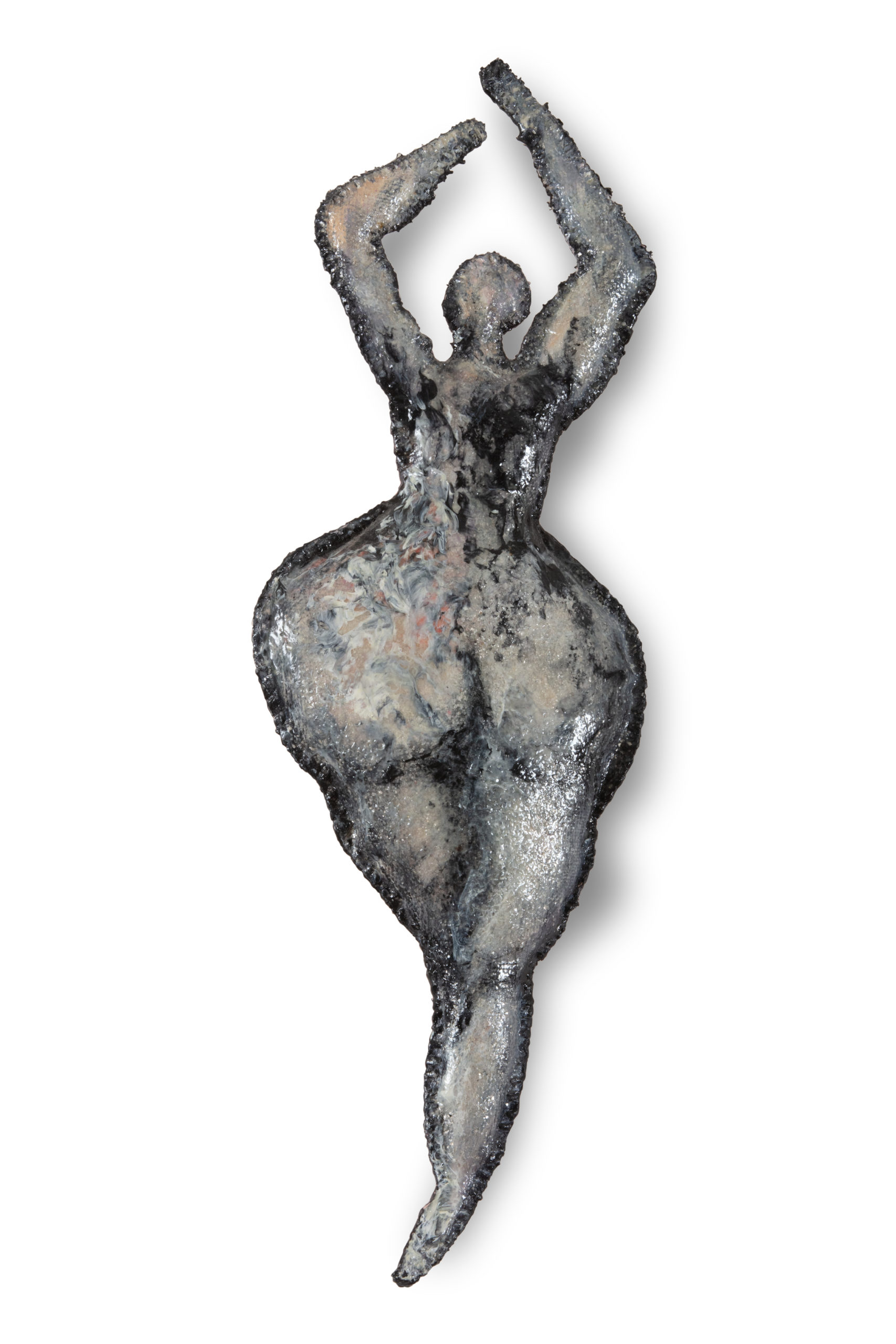 sculpture danseuse grise